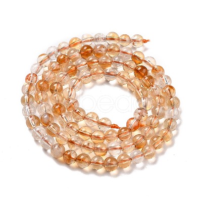 Natural Citrine Bead Strands X-G-P466-01E-1