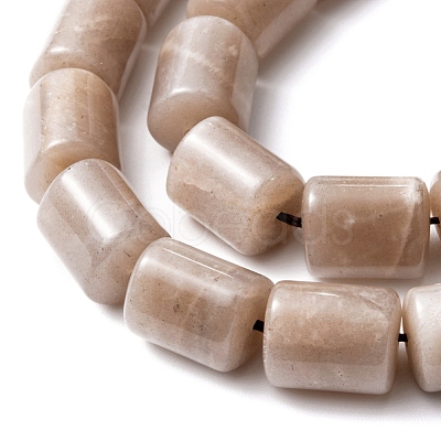 Column Natural Sunstone Beads Strands G-K070-03-1