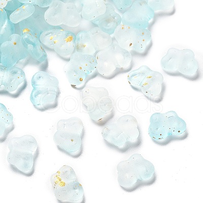 Gradient Color Transparent Acrylic Beads OACR-M023-05J-1