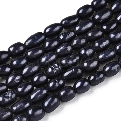 Natural Cultured Freshwater Pearl Beads Strands X-PEAR-S021-240-1