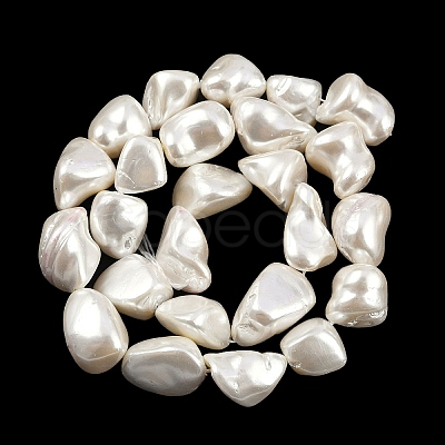 Shell Pearl Beads Strands BSHE-C008-01-1