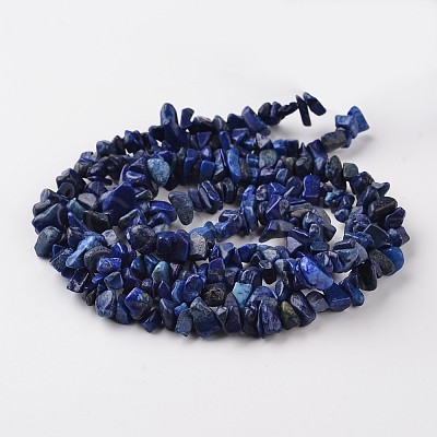 Nuggets Dyed Natural Lapis Lazuli Bead Strands G-M344-21-1