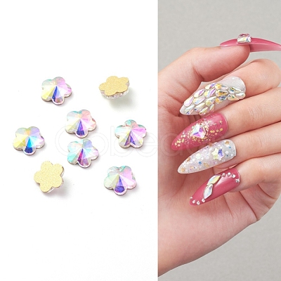 Glass Rhinestone Nail Art Decoration Accessories MRMJ-S035-04M-1