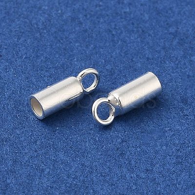 925 Sterling Silver Cord Ends STER-F032-09S-1.5mm-01-1