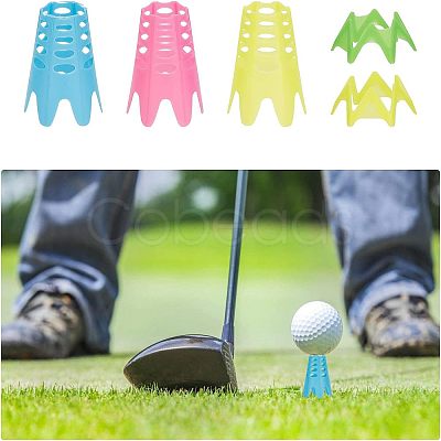 CHGCRAFT 17Pcs Plastic Golf Tee AJEW-CA0001-42-1