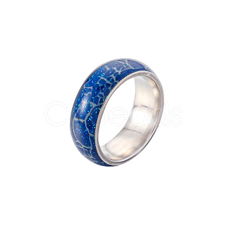 Luminous Stainless Steel Finger Ring LUMI-PW0006-58E-02P-1