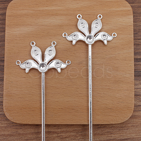 Alloy Hair Stick Findings PW-WG73756-06-1