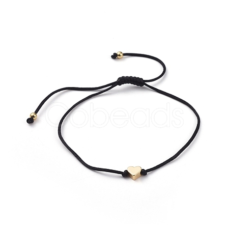 Adjustable Nylon Thread Braided Bead Bracelets BJEW-JB05037-01-1
