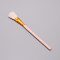 Wooden Paint Brush, with Wool, Clay Tool, BurlyWood, 20x1.8x1.15cm