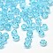 Imitation 5301 Bicone Beads, Transparent Glass Faceted Beads, Pale Turquoise, 3x2.5mm, Hole: 1mm, about 720pcs/bag