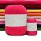 Hand-Woven Cashmere 3 Shares  Yarn, for Garments Scarves Sweater Shawl Hats, Deep Pink, 75g/skein