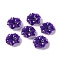 Synthetic Coral Beads, Dyed, Flower, Purple, 13x12.5x3mm, Hole: 1mm