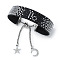 Constellation Adjustable Polyester &  Stainless Steel Bracelets, Slider Bracelets, Capricorn, 5-7/8x3/4 inch(15x2cm)