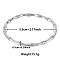 Non-Tarnish Vintage Bamboo Joint 304 Stainless Steel Bangles for Women