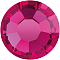 Preciosa&reg MAXIMA Crystal No Hotfix Flatback Stones, Czech Crystal, Dura Foiling, Round(438 11 615 Chaton Rose), 70350 Fuchsia, SS12(3~3.2mm)