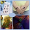 Luminous Removable Temporary Water Proof Tattoos Paper Stickers, Glow in the Dark Stickers, Angel & Fairy, 12x7.5cm