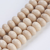 Natural Fossil Coral Beads Strands X-G-P354-07-8x5mm-1
