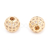 Ion Plating(IP) Cubic Zirconia Beads KK-O146-02B-G-1