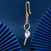   1Pc Brass Keychain swivel Clasps KK-PH0004-99-2