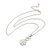 304 Stainless Steel Cable Chain Necklaces NJEW-H040-10P-2