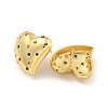 Rack Plating Brass Micro Pave Cubic Zirconia Stud Earring EJEW-C102-08G-02-2