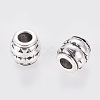 Tibetan Style Alloy Large Hole Barrel Beads LF0929Y-NF-2