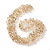 Pearl Luster Plated Electroplate Beads Strands EGLA-H104-09A-PL01-2