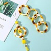 5Pcs Ring Food Grade Eco-Friendly Silicone Beads JX894G-7