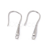 Rack Plating Brass Earring Hooks KK-G433-17P-1