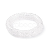9Pcs 9 Color Candy Color Acrylic Curved Tube Chunky Stretch Bracelets Set for Women BJEW-JB08138-3