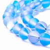 Synthetic Moonstone Beads Strands G-E573-01B-19-3