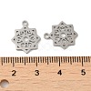 Non-Tarnish 304 Stainless Steel Charms STAS-J042-03P-3