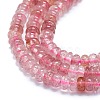 Natural Strawberry Quartz Beads Strands G-K245-B13-A01-3