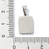 304 Stainless Steel Pendants STAS-C097-56P-02-3