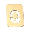 Ion Plating(IP) 304 Stainless Steel Pendants STAS-K216-49Q-G-1