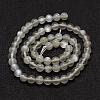 Natural Grey Moonstone Beads Strands G-F306-07-6mm-2