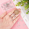 Unicraftale 32Pcs 4 Styles 201 Stainless Steel Charms STAS-UN0043-89-2