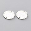 304 Stainless Steel Cabochon Settings STAS-Y001-12C-S-2