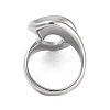 Non-Tarnish Ion Plating(IP) 304 Stainless Steel Rings for Women RJEW-K270-03B-P-3