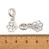 Rack Plating Alloy European Dangle Charms FIND-C055-16P-3