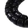 Natural Black Obsidian Beads Strands G-L604-E05-01-4