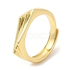 Rack Plating Brass Adjustable Ring RJEW-Q770-27G-3