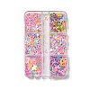 6 Style Ornament Accessories PVC Plastic Paillette/Sequins Beads KY-G024-01-1