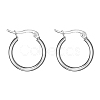 Tarnish Resistant 304 Stainless Steel Hoop Earrings X-EJEW-F105-11P-2