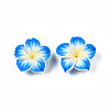 Handmade Polymer Clay 3D Flower Plumeria Beads CLAY-Q192-30mm-05-4