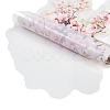 10Pcs 10 Styles Flower Tree Waterproof PET Stickers DIY-G121-03F-4