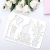 Plastic Drawing Painting Stencils Templates DIY-WH0396-233-3