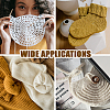 Wooden Square Frame Crochet Ruler DIY-WH0537-005-6