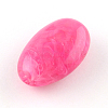 Oval Imitation Gemstone Acrylic Beads OACR-R033B-23-2