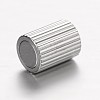 304 Stainless Steel Magnetic Clasps with Glue-in Ends STAS-G140-39G-3